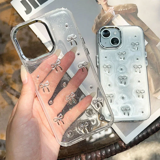 Aesthetic Transparent Bow Case