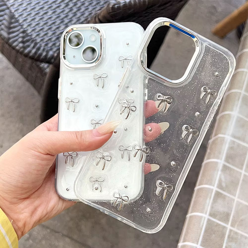 Aesthetic Transparent Bow Case