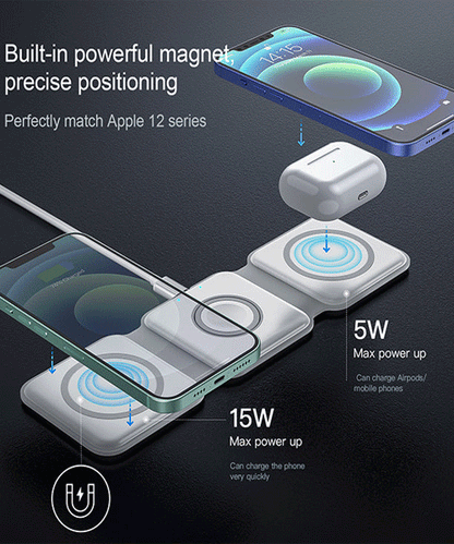 3 in 1 Wireless Charger - TikTec