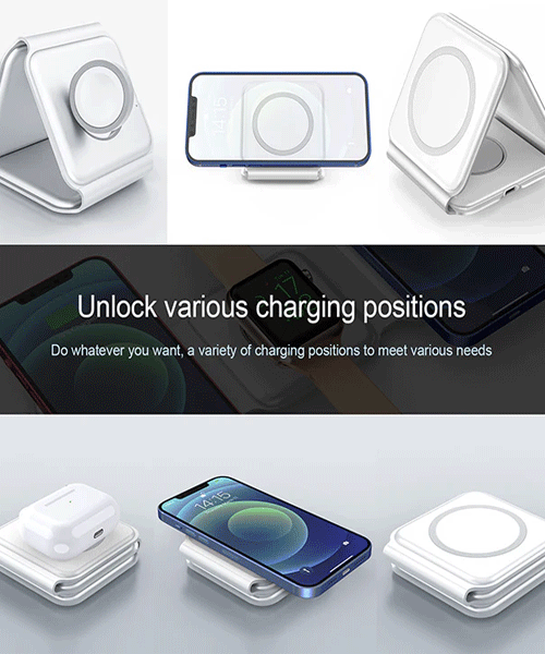 3 in 1 Wireless Charger - TikTec