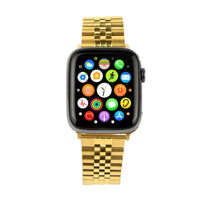 Watch 10 with 5 breed fancy ROLX chain straps | 45mm | Black - TikTec