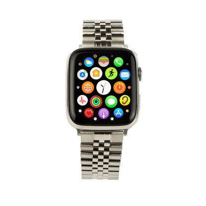 Watch 10 with 5 breed fancy ROLX chain straps | 45mm | Black - TikTec
