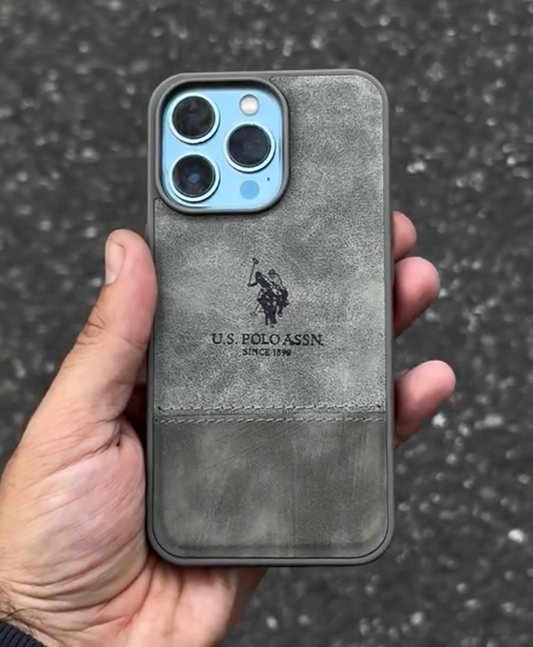 Suede Leather Polo Case