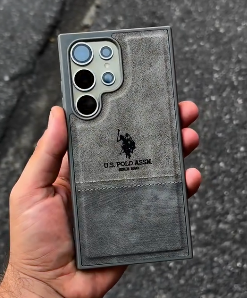 Suede Leather Polo Case