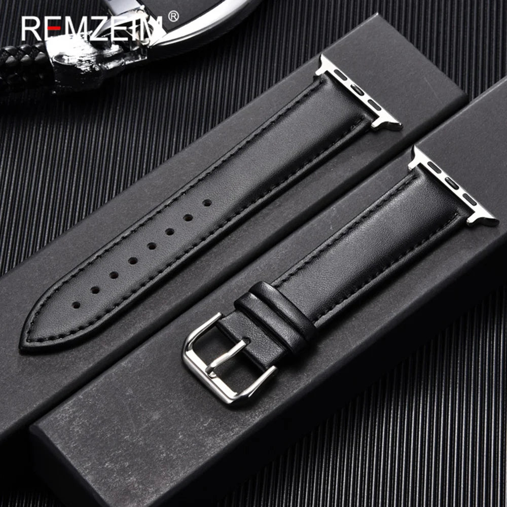 Simple Leather Straps For 42-44-45-49mm - TikTec