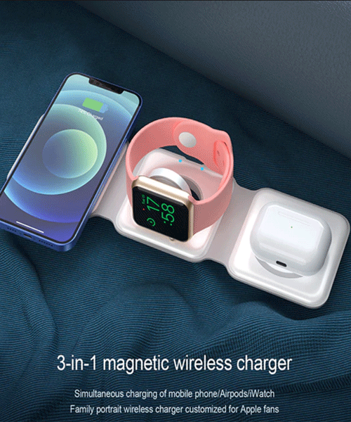 3 in 1 Wireless Charger - TikTec